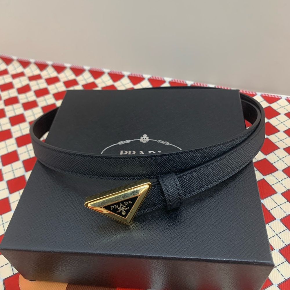 Classic Black Leather Belt